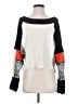 Free People Color Block White Pullover Sweater Size XS - photo 1