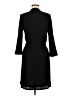Theory 100% Rayon Solid Black Casual Dress Size M - photo 2