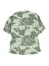 Zara Tropical Green Short Sleeve Button-Down Shirt Size 11 - 12 - photo 2