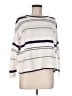 Lou & Grey Stripes White Pullover Sweater Size M - photo 1