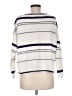 Lou & Grey Stripes White Pullover Sweater Size M - photo 2