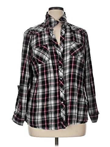 DressBarn Long Sleeve Button-Down Shirt (view 1)