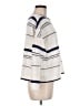 Lou & Grey Stripes White Pullover Sweater Size M - photo 4