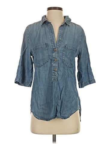 Cloth & Stone 3/4 Sleeve Button-Down Shirt (view 1)