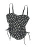 Boden Polka Dots Black Swimsuit Top Size 12 - photo 1