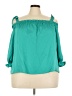 C. Wonder 100% Polyester Teal 3/4 Sleeve Blouse Size 2X - photo 1