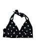 Lands' End Polka Dots Black Swimsuit Top Size 6 - photo 1