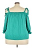 C. Wonder 100% Polyester Teal 3/4 Sleeve Blouse Size 2X - photo 2