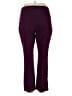 JM Collection Solid Purple Active Pants Size 14 - photo 2