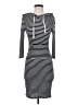 Oboe Stripes Black Casual Dress Size S - photo 1