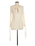 Surf Gypsy Ivory Long Sleeve Blouse Size M - photo 1