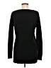 Moda International Black Long Sleeve Silk Top Size M - photo 2