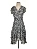 Reiss 100% Polyester Paisley Gray Casual Dress Size 4 - photo 1