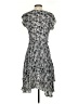 Reiss 100% Polyester Paisley Gray Casual Dress Size 4 - photo 2