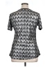 Dantelle Silver Short Sleeve Top Size XL - photo 2