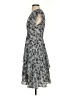 Reiss 100% Polyester Paisley Gray Casual Dress Size 4 - photo 5