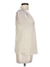 Charter Club 100% Polyester Ivory Sleeveless Blouse Size 10 - photo 4