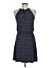 Carole Little Polka Dots Blue Casual Dress Size 6 - photo 2