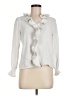 NY Collection 100% Polyester Ivory Long Sleeve Blouse Size M - photo 1