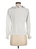NY Collection 100% Polyester Ivory Long Sleeve Blouse Size M - photo 2
