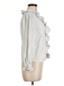 NY Collection 100% Polyester Ivory Long Sleeve Blouse Size M - photo 4