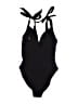H&M Solid Black One Piece Swimsuit Size S - photo 2