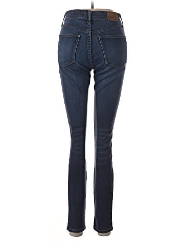 Madewell 9" Mid-Rise Skinny Jeans in Larkspur Wash: TENCEL&trade; Denim Edition (view 2)