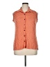 French Laundry Polka Dots Orange Sleeveless Blouse Size 1X - photo 1