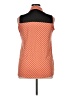 French Laundry Polka Dots Orange Sleeveless Blouse Size 1X - photo 2