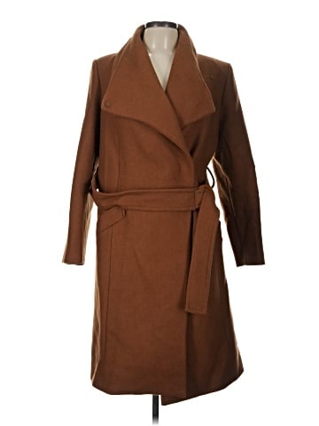 MNG Basics Wool Coat (view 1)