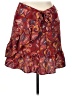 Ann Taylor LOFT 100% Polyester Paisley Red Casual Skirt Size 14 - photo 2