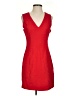 Commense Solid Red Cocktail Dress Size S - photo 1