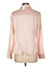 Cache Pink Long Sleeve Silk Top Size L - photo 2