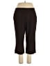 Worthington Solid Brown Casual Pants Size 16 - photo 1