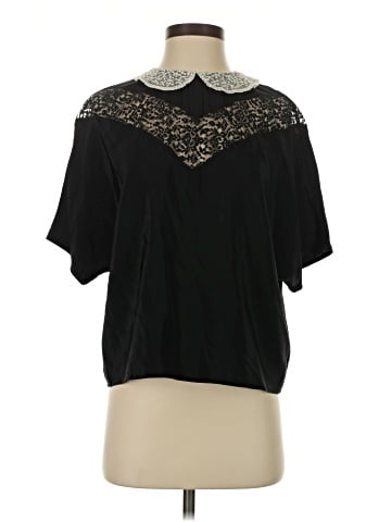 Marc Jacobs Short Sleeve Silk Top (view 1)