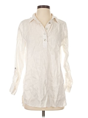 J by Joie 3/4 Sleeve Button-Down Shirt (view 1)
