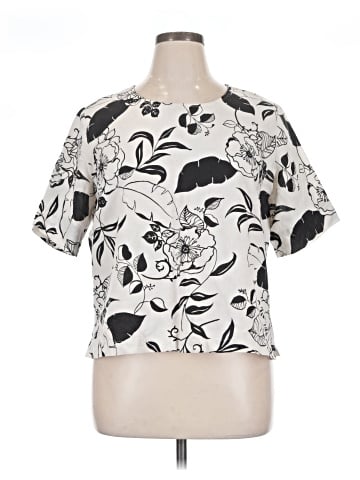 Hot Cotton Short Sleeve Blouse (view 1)