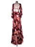 Mac Duggal 100% Polyester Floral Pink Cocktail Dress Size 2 - photo 2