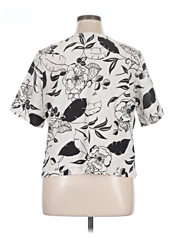 Hot Cotton Short Sleeve Blouse (view 2)