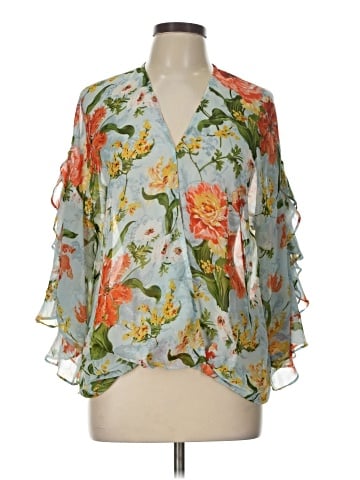 Umgee 3/4 Sleeve Blouse (view 1)