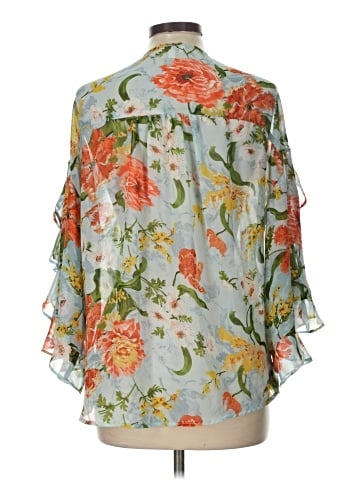Umgee 3/4 Sleeve Blouse (view 2)