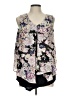 AGB 100% Polyester Black Sleeveless Blouse Size L - photo 1