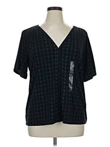 Banana Republic Factory Store Short Sleeve Blouse (view 1)