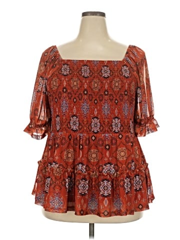 Maurices 3/4 Sleeve Blouse (view 1)