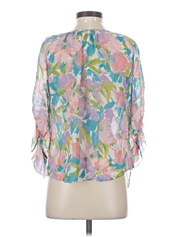 Robert Graham 3/4 Sleeve Silk Top (view 2)