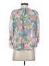 Robert Graham 100% Silk Pink 3/4 Sleeve Silk Top Size S - photo 2