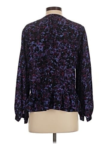 Rebecca Taylor Long Sleeve Silk Top (view 2)
