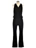 Laundry by Shelli Segal Solid Black Jumpsuit Size 10 - photo 2