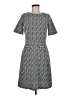En Focus Studio Chevron-herringbone Gray Casual Dress Size 6 - photo 1