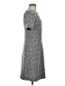 En Focus Studio Chevron-herringbone Gray Casual Dress Size 6 - photo 4